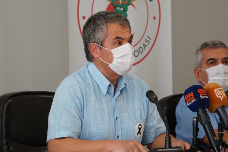 Bursa Tabip Odası Başkanı Türkkan: Önceliğimiz COVID-19, hekimlerimiz ve halksağlığı