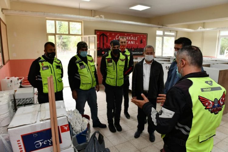 Motosiklet Kulübünden Bursa'ya eğitim yardımı