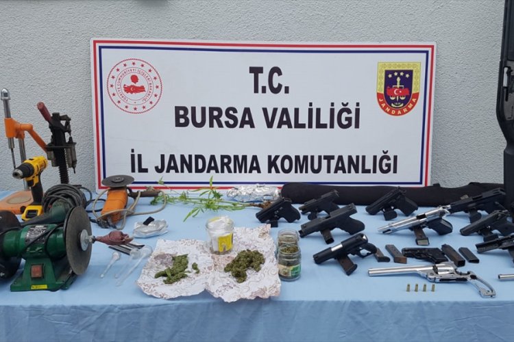 Bursa'da kaçak silah imalathanesine yönelik operasyon