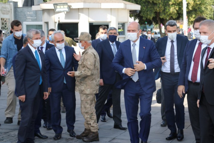 Bakan Soylu Gaziantep'te güvenlik toplantısına katıldı
