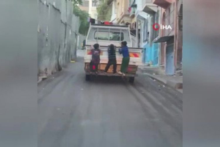 Çocukların tehlikeli oyunu korkuttu