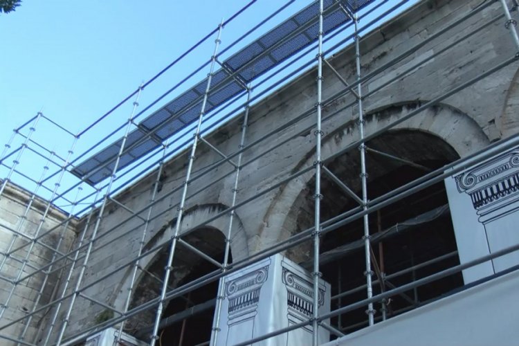 Topkapı Sarayı'nda bulunan Fatih Köşkü'nün kubbeleri orijinaline çevriliyor