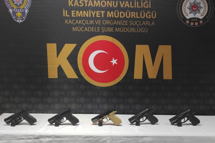 Silah kaçakçılarına operasyon: 2 tutuklu