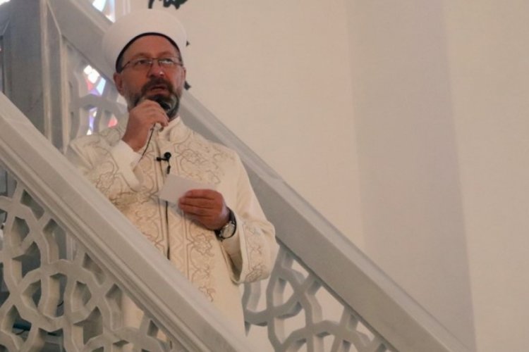 Erbaş, Patnos'ta Recep Tayyip Erdoğan Camii'nin açılışını yaptı