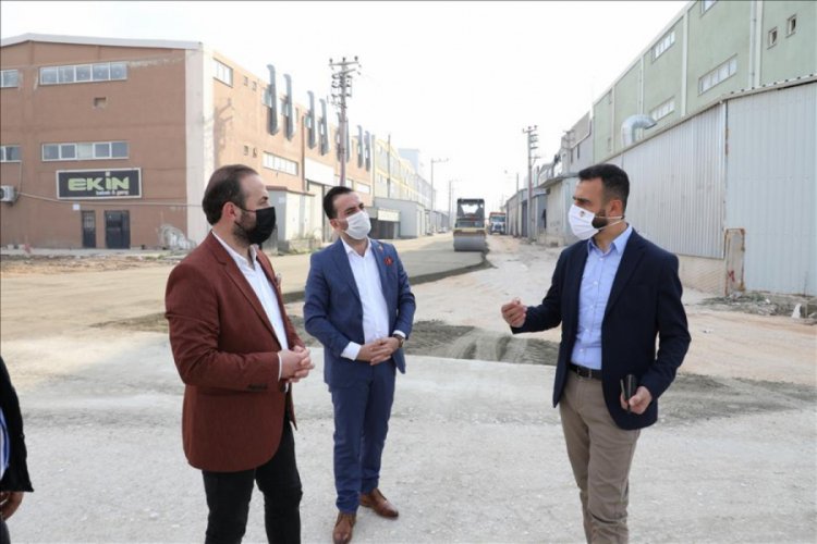 Bursa İnegöl Metal Sanayi beton yol ile gelişiyor