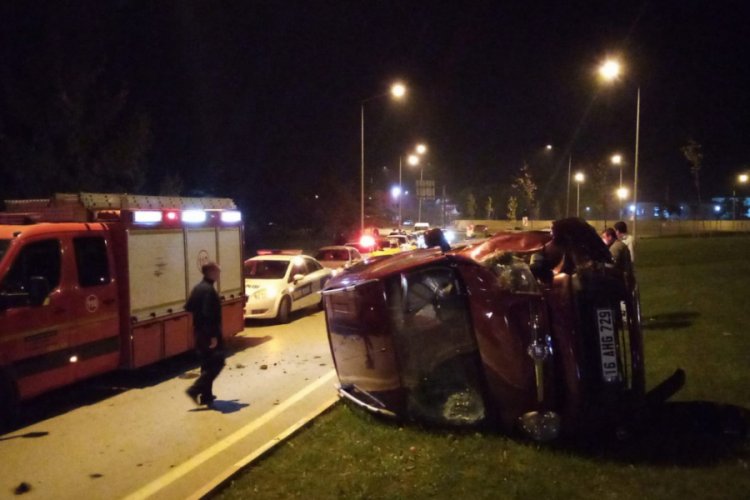 Bursa'da yürekleri ağza getiren kaza!