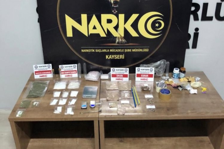 Kayseri'de uyuşturucu operasyonu