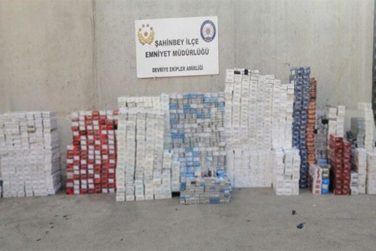 12 bin 960 paket kaçak sigara ele geçirildi