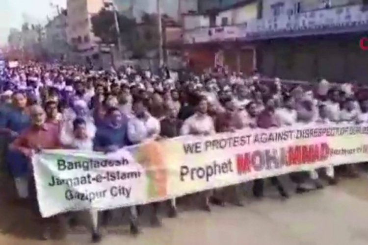 Pakistan'da Fransa protestosu