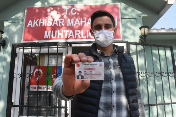 Bursa'da 22 yaşındaki muhtar: İnanmayıp, kimliğimi soruyorlar