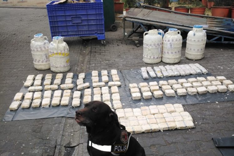 Narkotik polisi 70 kilo eroin ele geçirdi