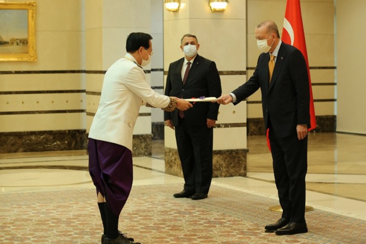 Cumhurbaşkanı Erdoğan, Kamboçya Büyükelçisini kabul etti