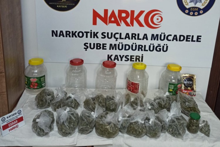 Kayseri'de uyuşturucu operasyonu
