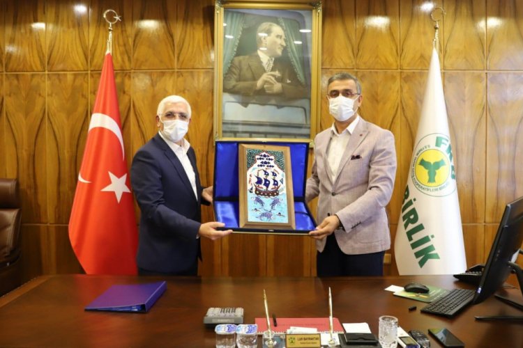 Bursa Marmarabirlik'ten Fiskobirlik'e ziyaret