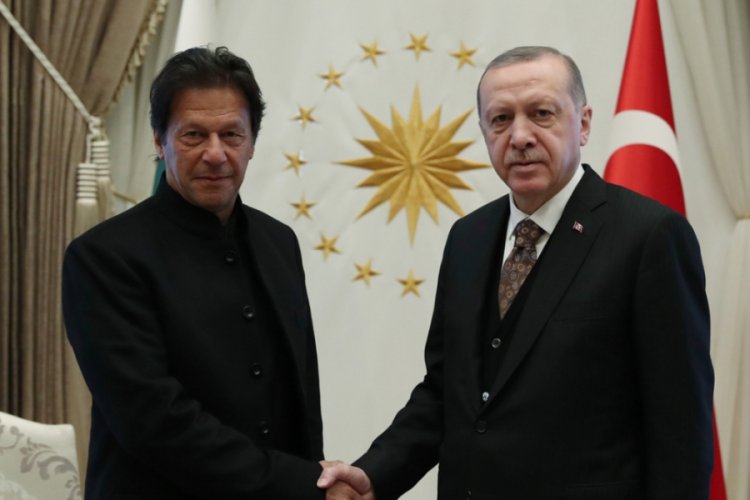 Cumhurbaşkanı Erdoğan, Pakistan Başbakanı İmrah Han ile görüştü
