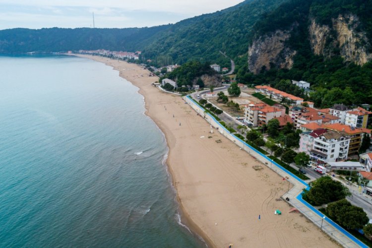 Bartın İnkum plajına mavi bayrak için başvuruda bulunuldu