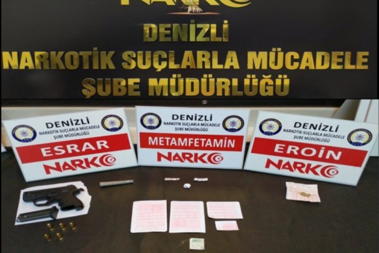 Denizli'de uyuşturucu operasyonu