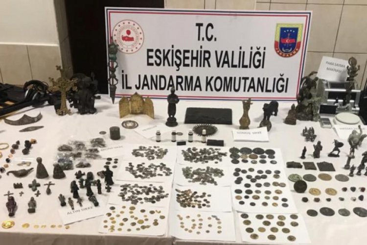2 bin 540 adet tarihi eser ele geçirildi