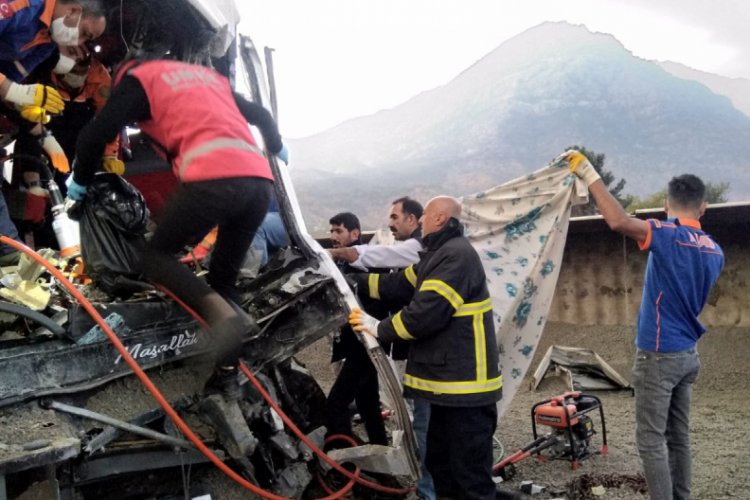 Siirt-Bitlis yolunda feci kaza