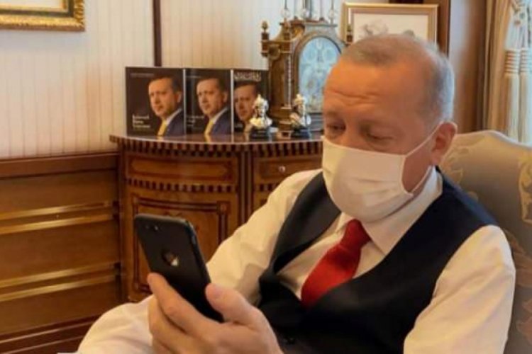 Cumhurbaşkanı Erdoğan, Ayda'nın babasıyla görüştü