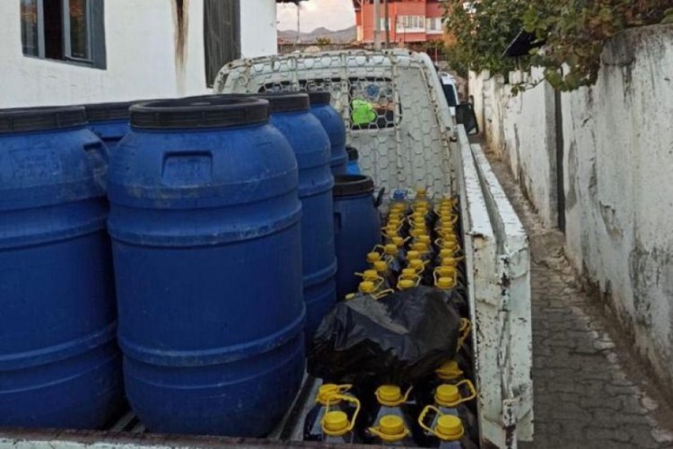 Sultanhisar'da 2 ton sahte şarap ele geçirildi