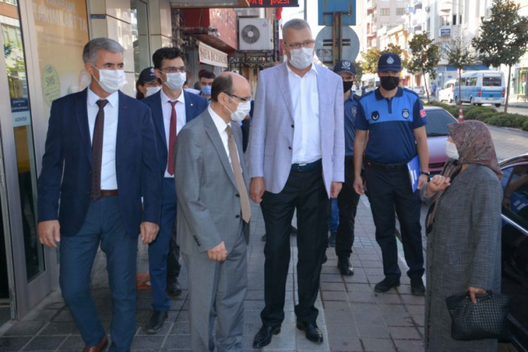 Bursa Karacabey'de korona virüs tedbirleri sürüyor