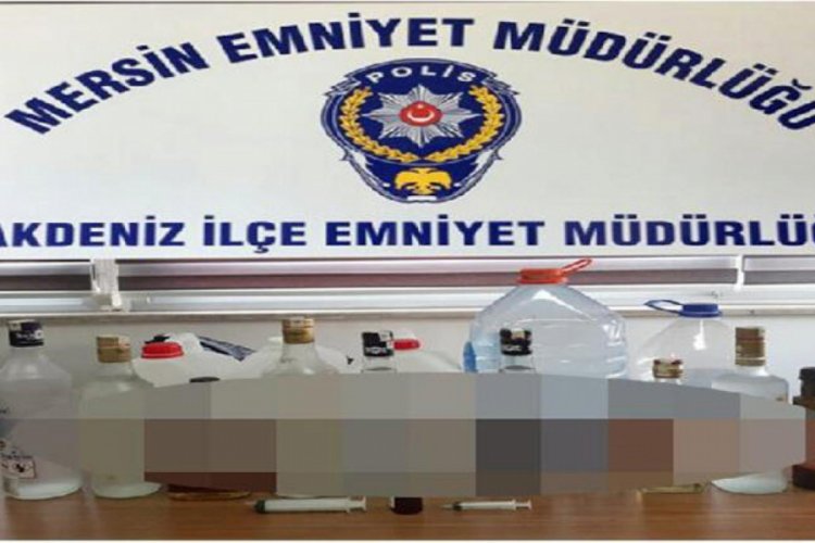 153 litre sahte içki ele geçirildi