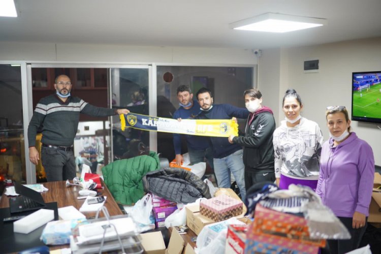 Karacabey Genç Fenerbahçeliler'den İzmir'e yardım