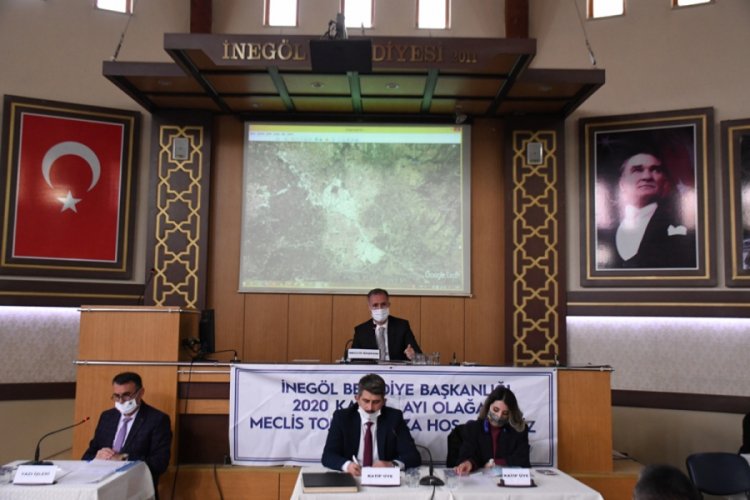 Bursa İnegöl Belediyesi'nin Meclis Toplantısı yapıldı