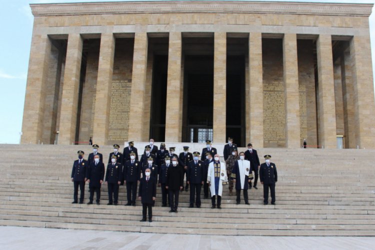Emniyet teşkilatı, Anıtkabir'i ziyaret etti