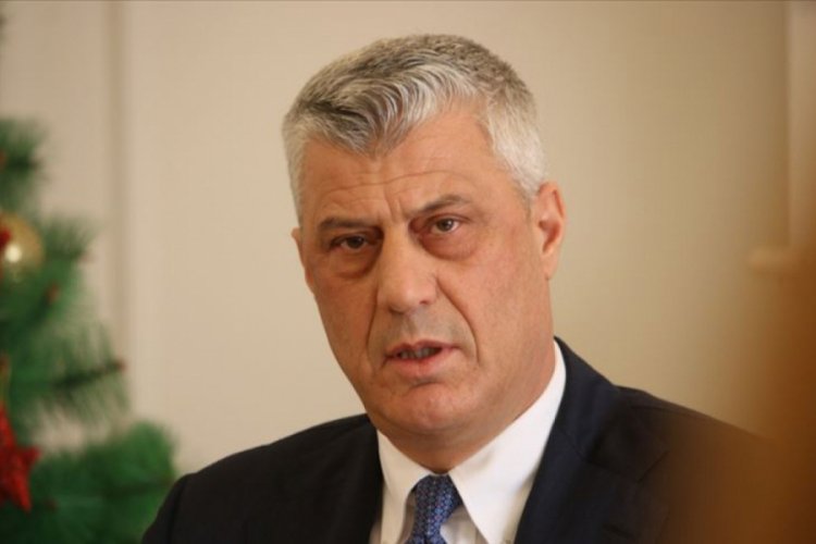 Kosova'da istifa eden Cumhurbaşkanı Thaçi'nin evine polis baskını
