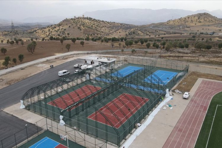 Şırnak'ta Cudi Kupası Tenis Turnuvası hazırlıkları sürüyor