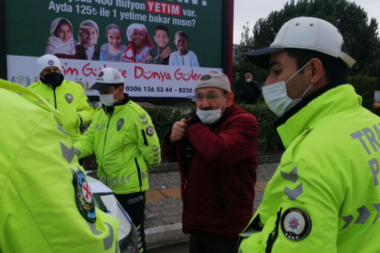 Bursa'da 67'lik sürücüye kanun şoku!