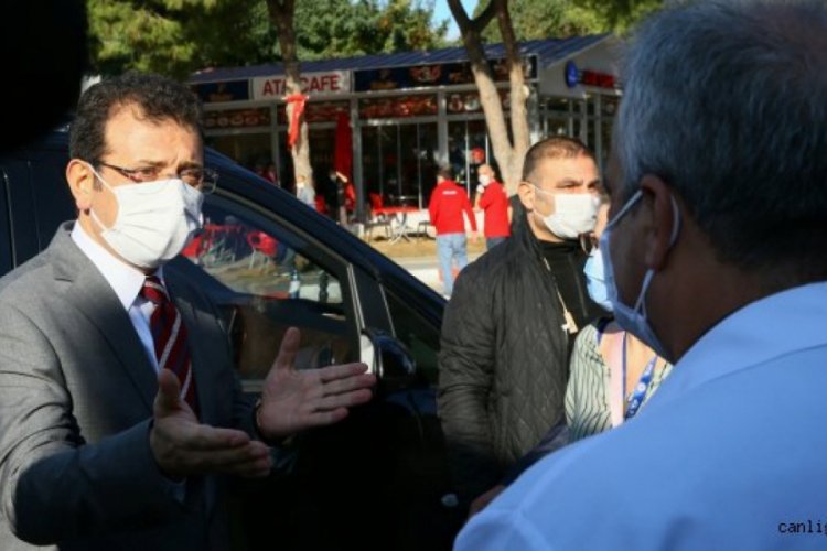 İBB Başkanı İmamoğlu, İzmir'de depremzedeleri ziyaret etti