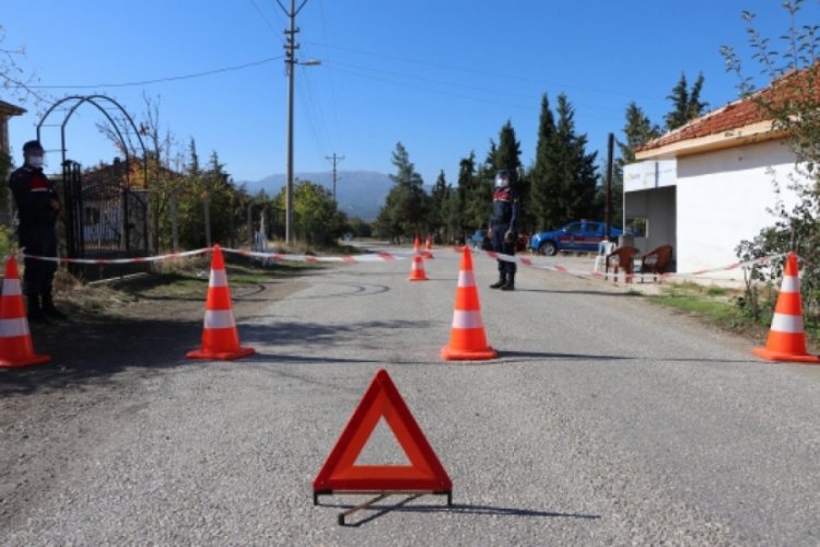 Burdur'da bir köy karantinaya alındı