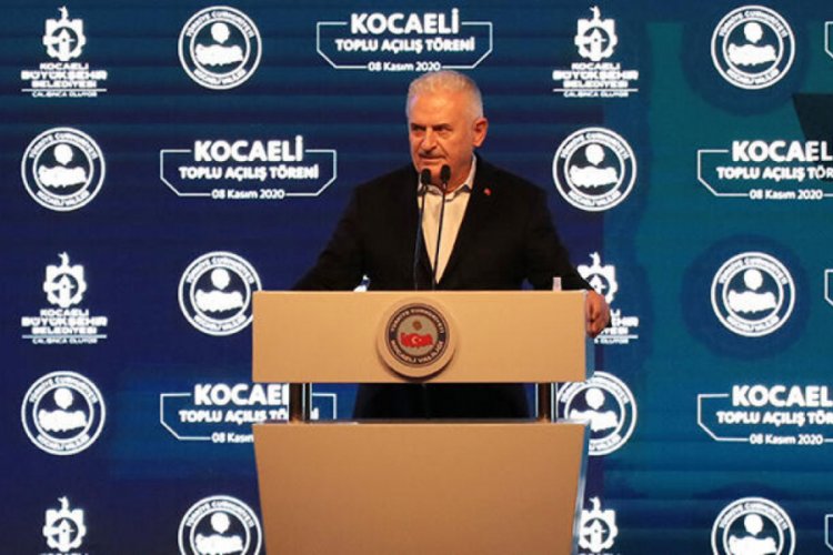 Binali Yıldırım, Kocaeli'nde toplu açılış töreninde konuştu