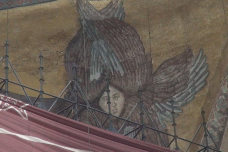 Ayasofya'da 7 yıldır bulunan iskele sökülüyor