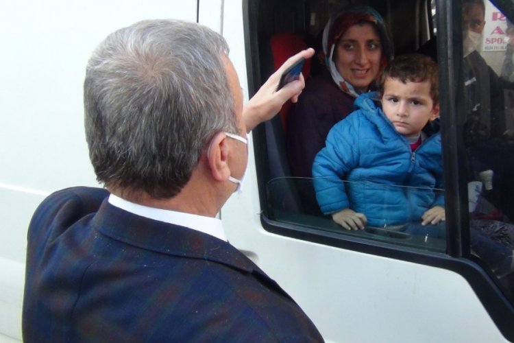 Bursa İnegöl'de maske denetiminde, yine aynı manzaralar
