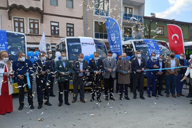 Bursa Büyükşehir Belediyesi'nden Barakfakih'e 26 yeni mikrobüs müjdesi