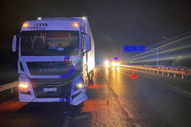 Tırın çarptığı yaya hayatını kaybetti