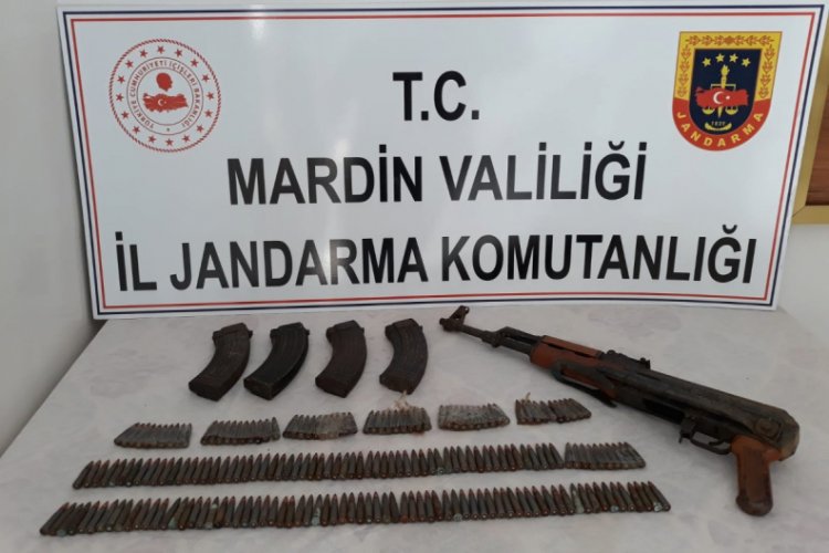 Mardin'de teröristlere ait mühimmat ele geçirildi