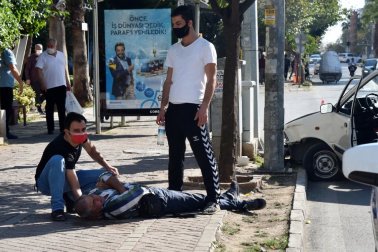 Direksiyon başında epilepsi nöbeti geçirince kaza yaptı