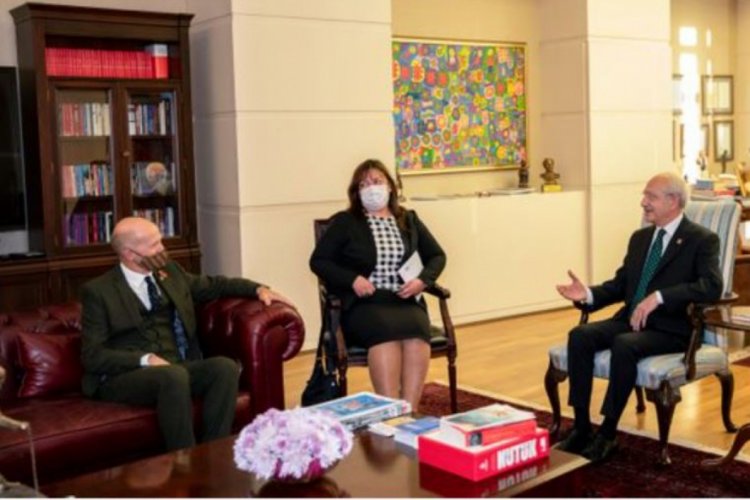 Kılıçdaroğlu, Birleşik Krallık Türkiye Büyükelçisi Chilcott'u kabul etti