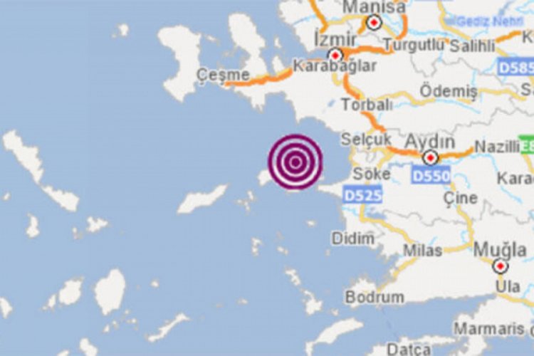 Ege Denizi'nde deprem
