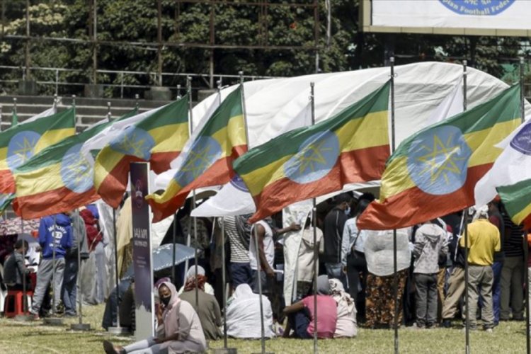 Etiyopya'da ordunun Tigray Halk Kurtuluş Cephesine yönelik operasyonuna destek gösterisi
