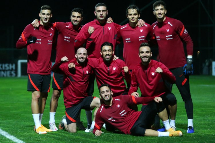 A Milli Takım, Rusya maçının hazırlıklarına başladı