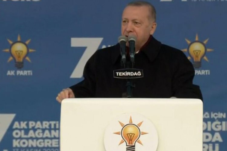 Cumhurbaşkanı Erdoğan: AK Parti'nin kaderi ile ülkenin kaderi birbiriyle bütünleşmiştir