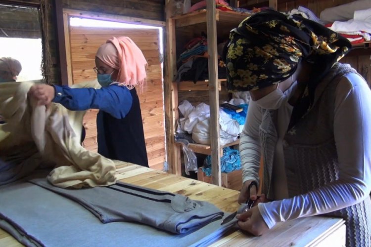 Bursa'nın İnsanlık Köyü'ne kadın eli değdi