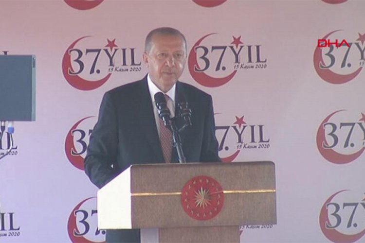 Cumhurbaşkanı Erdoğan'dan KKTC'de önemli mesajlar