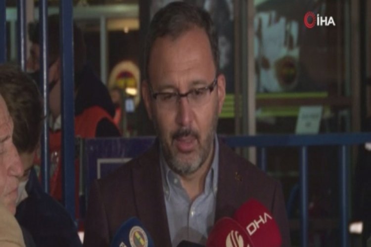 Bakan Kasapoğlu: Mücadele eden, istekli ve inançlı bir takım var